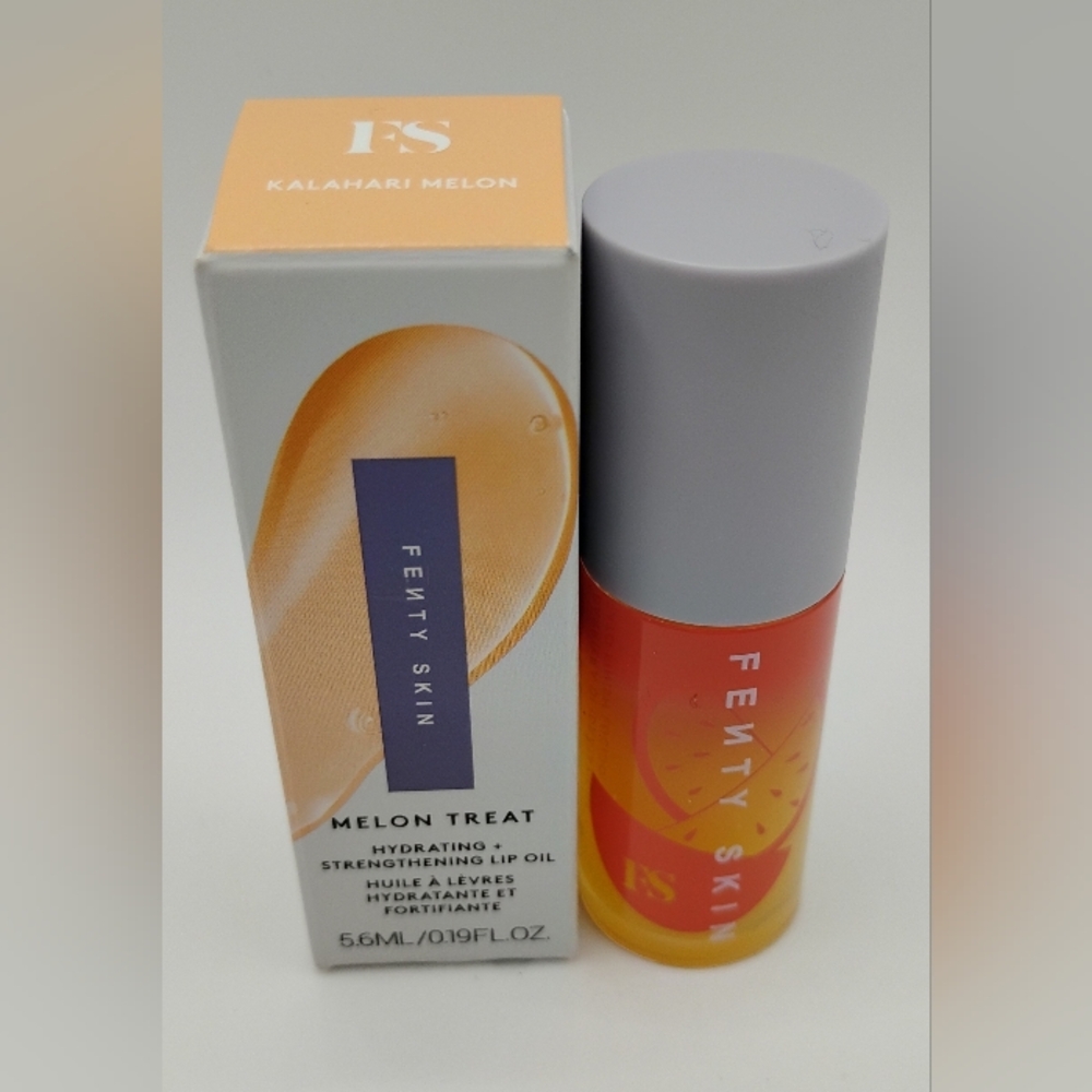 Fenty Skin Hydrating+Strengthing Lip Oil In Kalahari Melon